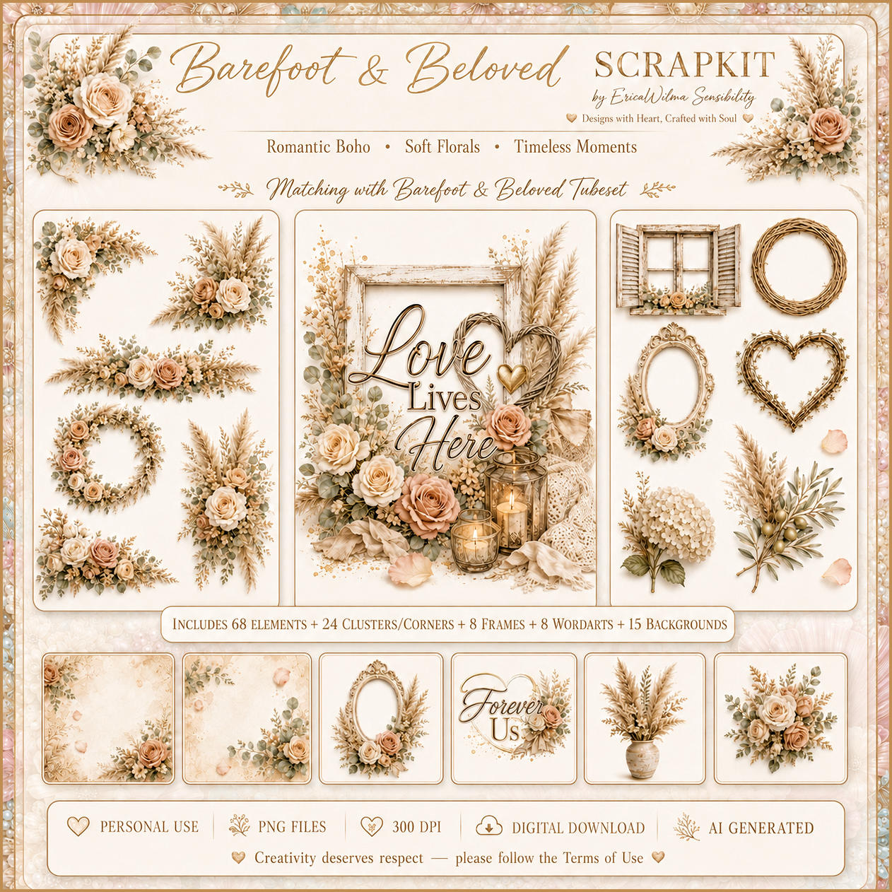 (image for) EW AI Barefoot and Beloved - Scrapset 2026